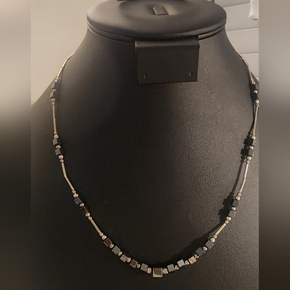 Elegant Grey‎ Hematite Necklace